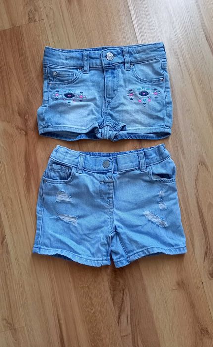 Spodenki jeansowe na dziewczynke 104