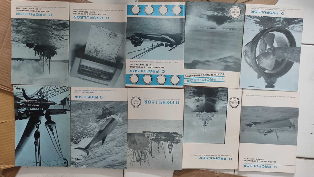 Lote 45 Revistas O Propulsor - Marinha Mercante