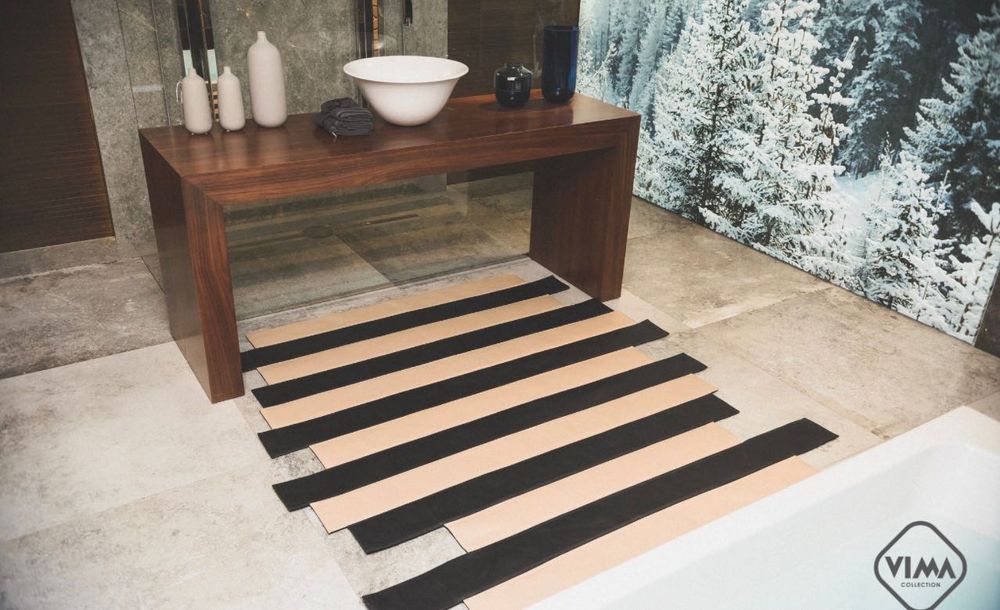 Luksusowy dywan Laurent beżowo-czarny pasy