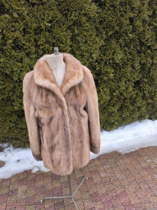 Futerko z norki beżowej