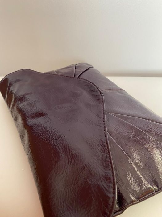 Kopertówka torebka śliwkowa