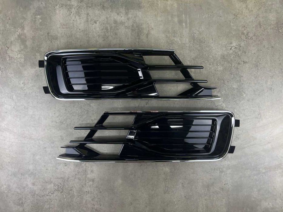 Решітка в бампер  ( рест ) - AUDI A6 ( C7 ) 2014 - 2018