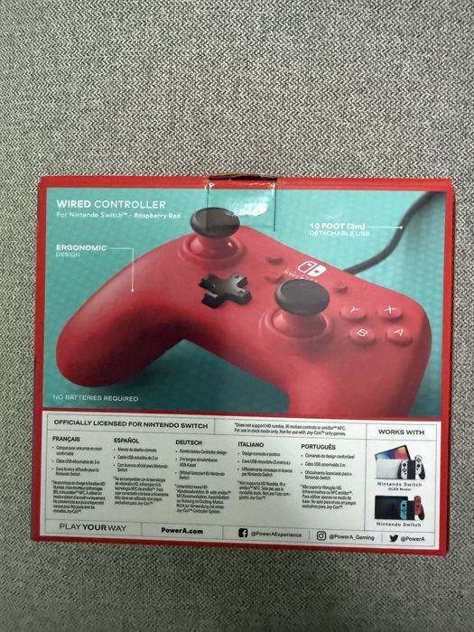 Comando nintendo switch com fio