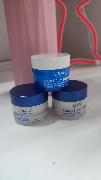 Uriage kremy mini nowe
