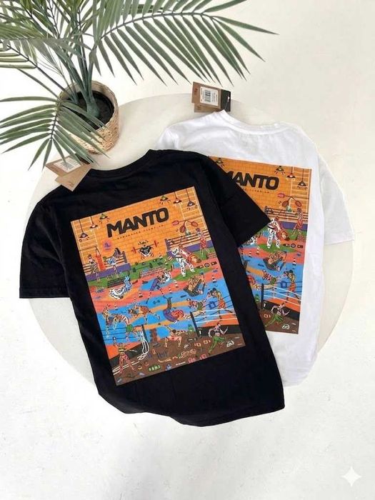 Новая Футболка MANTO Big Logo — Gym Принт МАНТО — Cotton 100%