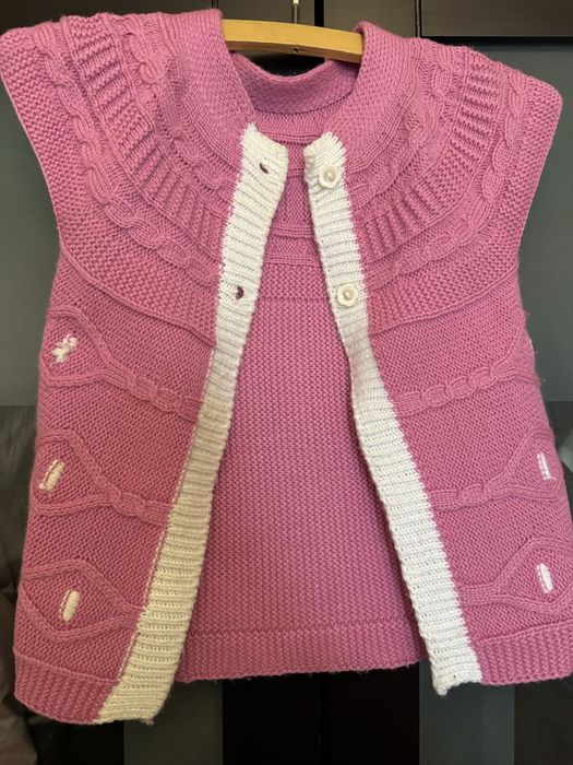 Вязанная кофта для девочки