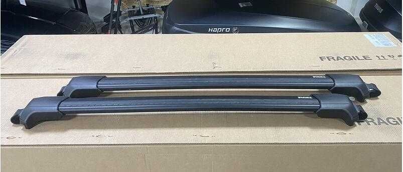 Thule багажник на крышу дах авто Edge Wingbar Evo невиступаючі рейлінг