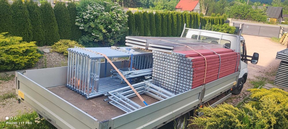 Rusztowania typ Plettac nowe 150m2 idealne na domki