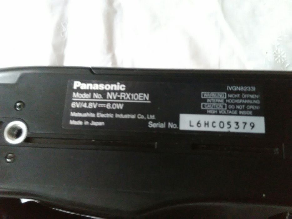 Видеокамера кассетная Panasonic rx 10 slim palmkorder