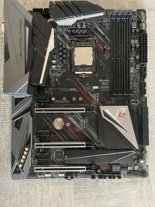 Asrock z390 phanotm gaming 6. Та intel core i9-9900k