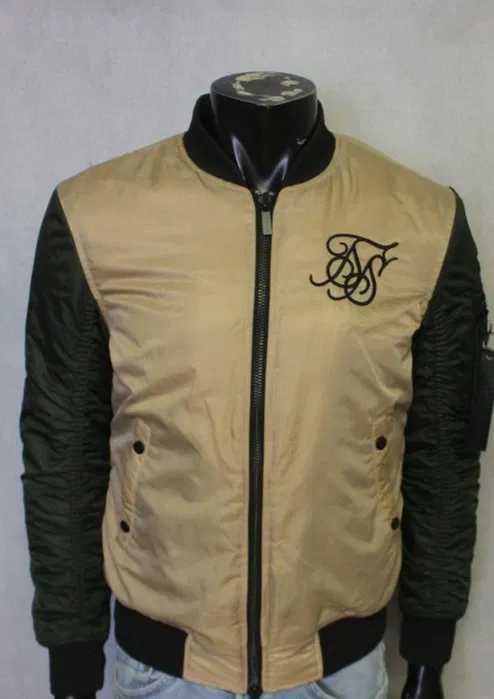 Бомбер Sik Silk Cream/Green куртка