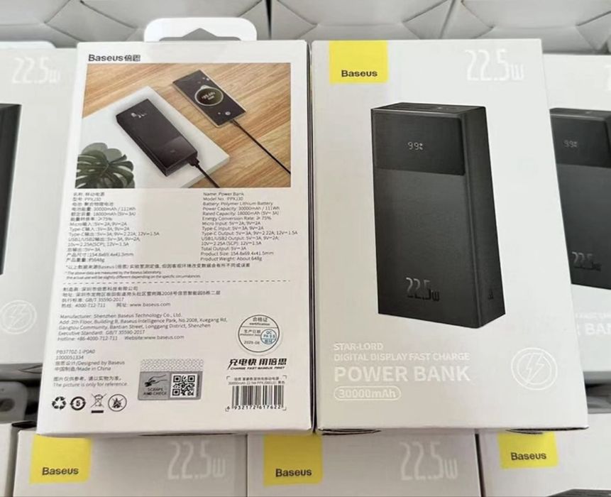 Bases 30000mAh Оригінал! Гарантія! PowerBank Павер Банк