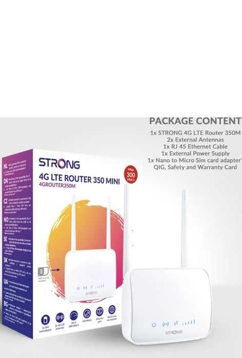 Router 4G LTE Livre Cartão SIM Funciona 12v Autocaravana