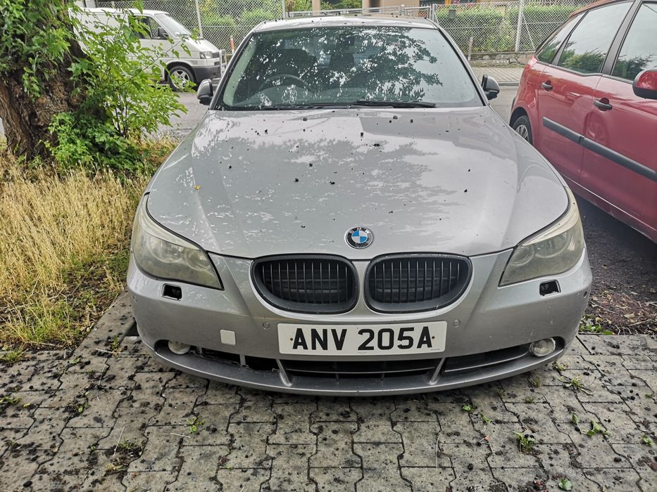 Bmw e60 e61 maska przednia 354 Titan Silver ori lakier