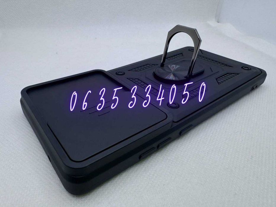 Противоударный чехол бампер Motorola Edge 50 Fusion G85 кольцо магнит