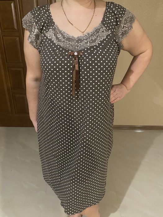 Нічна сорочка ночнушка жіноча 50 52 54 56 58