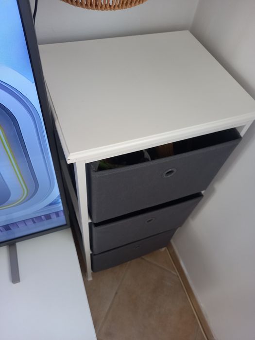 Szafka stojąca plus grafitowe organizery