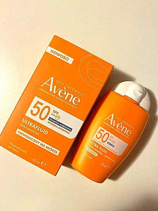 Avene Sun Ultra Fluid SPF50+ | Emulsja do opalania do twarzy