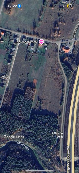 Działka budowlana WZ prąd woda - Podzamcze 890 - 1200 m