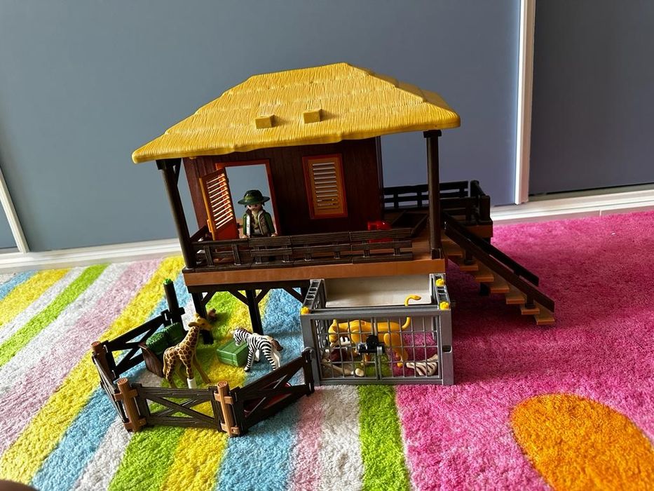 Playmobil4826Zagroda pielęgnacyjna dla dzikich unikat zwierząt lecznic