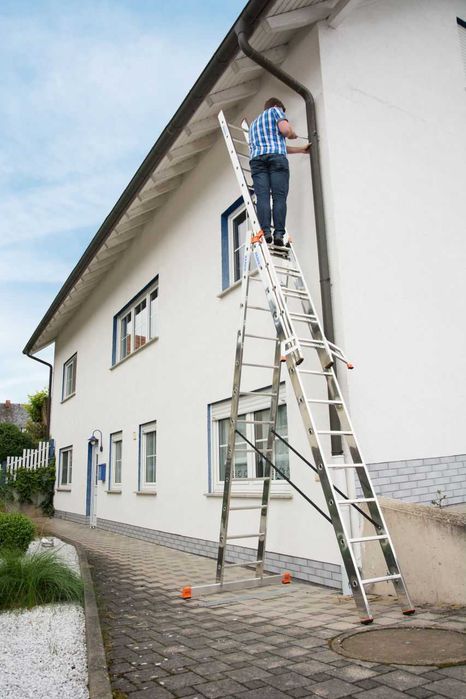 Drabina aluminiowa, KRAUSE, drabina aluminiowa 3 częściowa - OKAZJA!!!