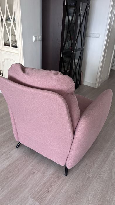 EKOLSUND Poltrona reclinável, Gunnared cast rosado claro