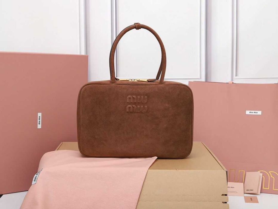 Torebka"miu" skora zamszowa