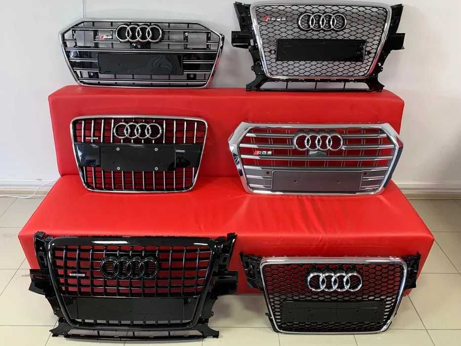решітки радіатора для Audi RS S-Line A1 A3 A4 A5 A6 A7 A8 Q2 Q3 Q5 Q7 Q8 TT