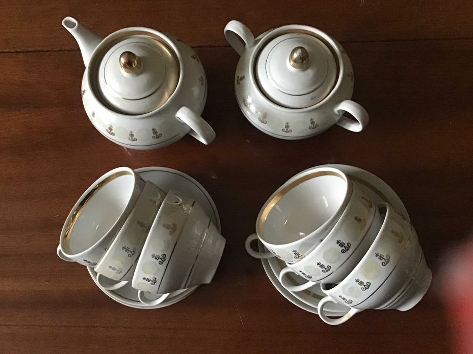 Посуда Городница и Полтава фарфор сервиз салатник молочник тарелки