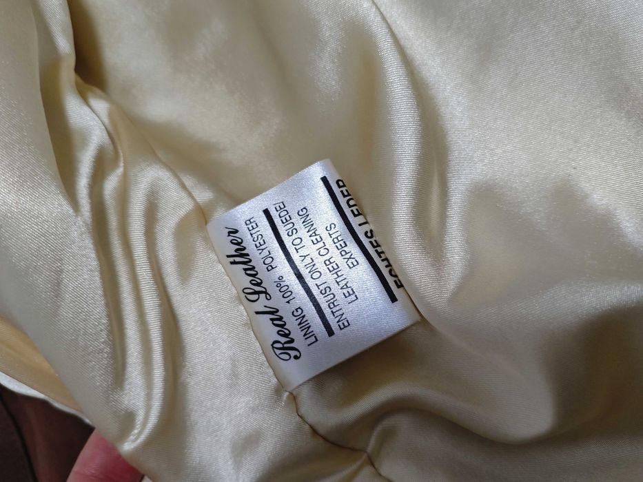 Woodland M / L вінтажна ретро куртка бомбер шкіряна чоловіча замшева