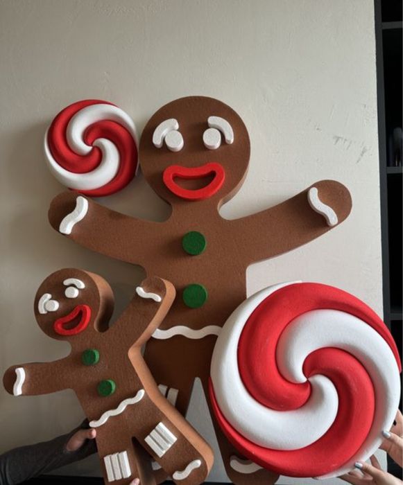 Фігури з пінопласту букви цифри