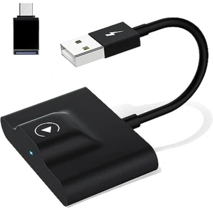 Bezprzewodowy adapter samochodowy Play Car Play Czarny
