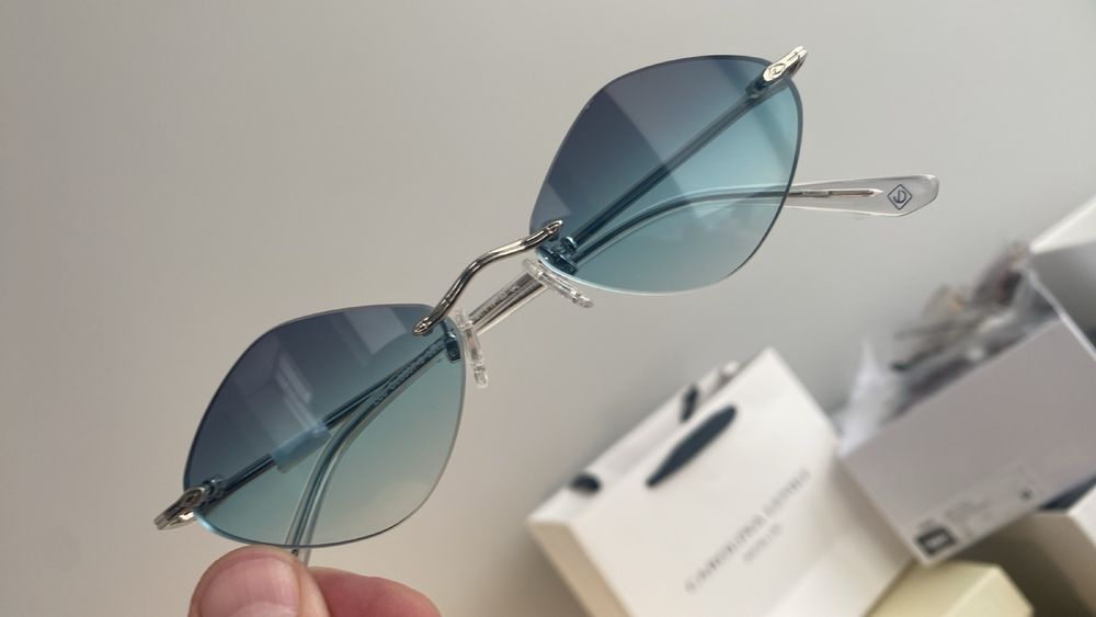 Сонцезахисні окуляри Carolina Lenke модель LOU ромби моделі з вітрини