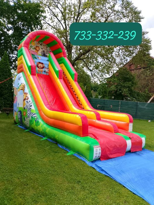 Zjeżdżalnie dmuchane dmuchańce wynajem