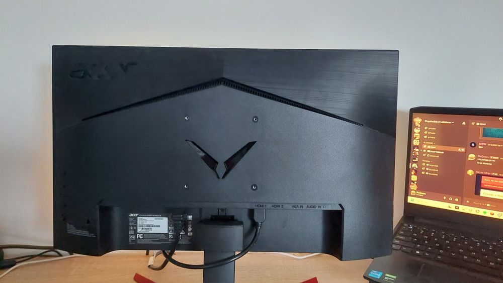 Monitor ACER Nitro VG240Ybmiix 23.8" 1920x1080px IPS 1 ms [VRB]