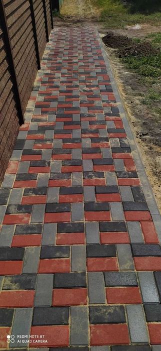 Тротуарная плитка Кирпичик завод Фортис.Є відновлення.