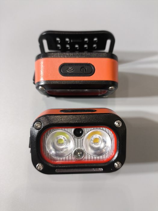 Фонарик налобный, с датчиком движения