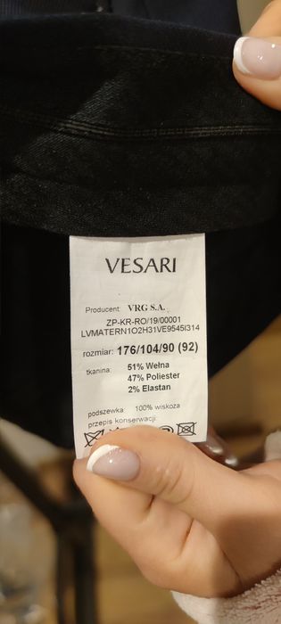 Garnitur Vesari Granatowy M
