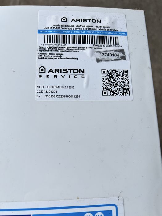 Ariston HS Premium 24 EU2 Конденсационный Газовый Котёл