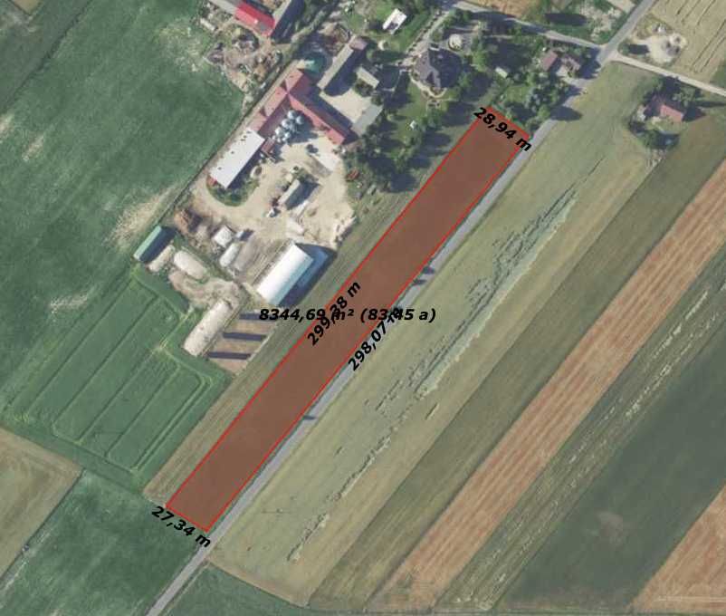 Atrakcyjna działka rolna 0,83 ha z potencjałem budowlanym