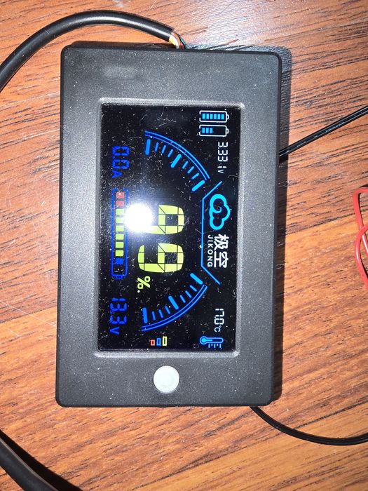 LiFePO4 комірки 50Ah, набір (Комірки, Смарт БМС, Екран та дроти)