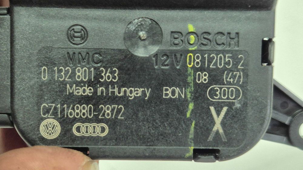 vw passat b6 silniczek klap nagrzewnicy