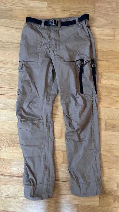 spodnie trekkingowe brązowe decathlon