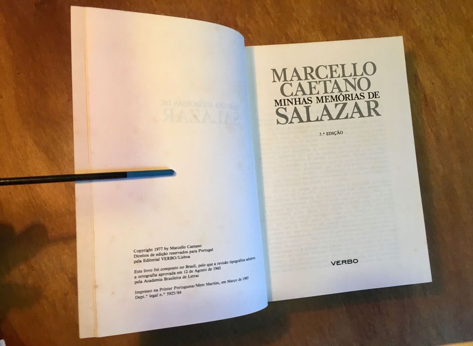 MARCELO CAETANO - lote de 2 livros em bom estado