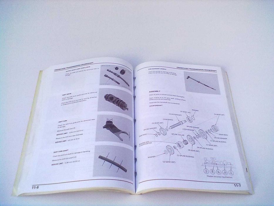 Manual Técnico Oficial Honda TRX Fourtrax 350