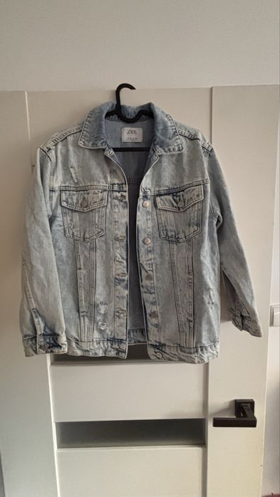 Kurtka Zara jeansowa dziewczęca rozm. 140