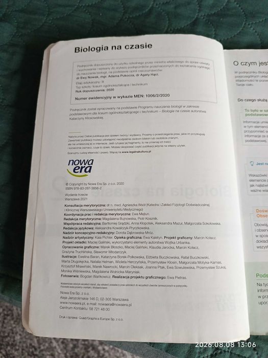 Biologia na czasie 2 Nowa Era