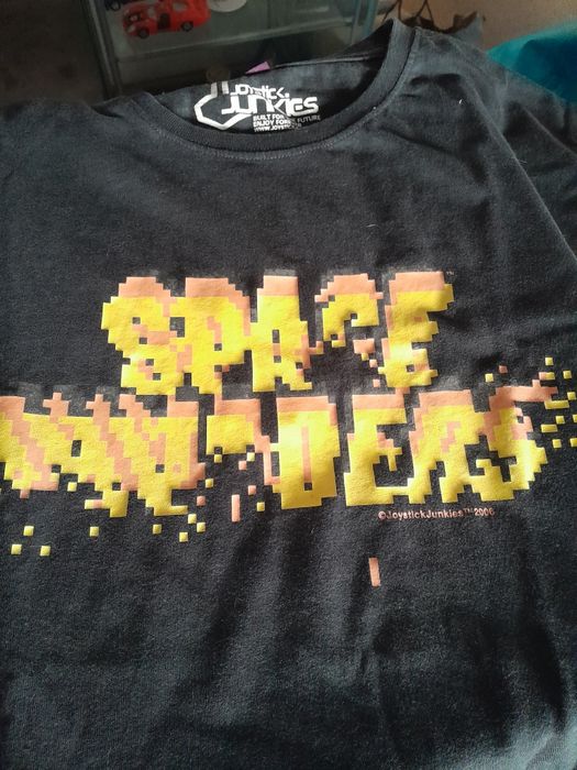 T shirt Space Invaders joystick junkies