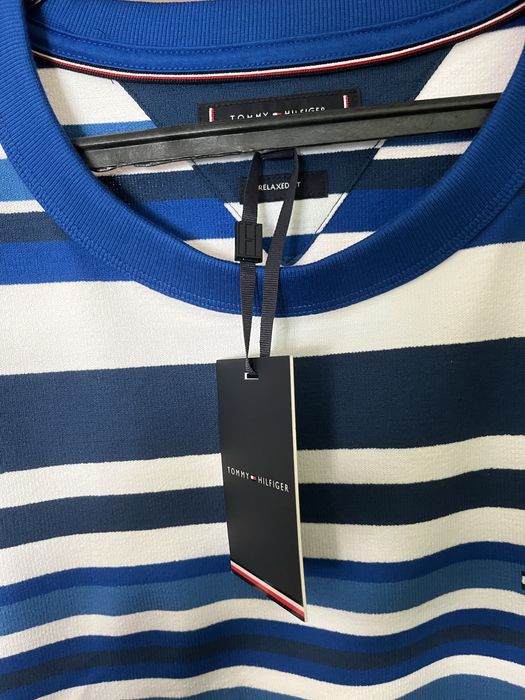 T-shirt às ricas Tommy Hilfiger azul