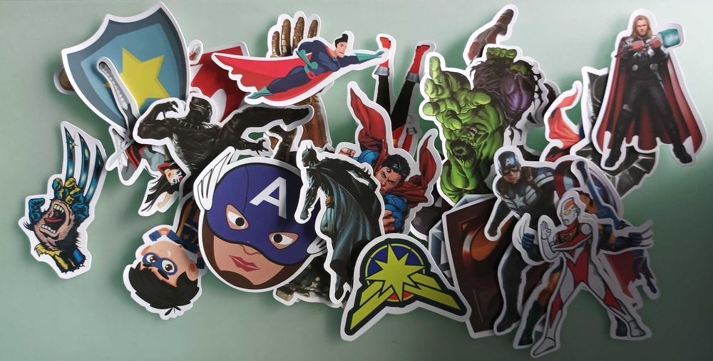 AUTOCOLANTES Marvel Star Wars Varios